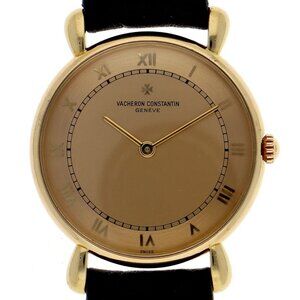 VACHERON CONSTANTIN Watches 33084 YG/leather Hand Winding